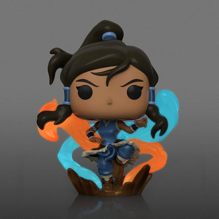 Funko POP! Animation Legend of Korra - Korra (Glow in The Dark & Metallic), Exclusive, 3.75 inches