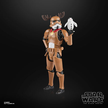 Star Wars The Black Series Stormtrooper (Christmas Edition), Premium Collectible 15-cm Action Figure