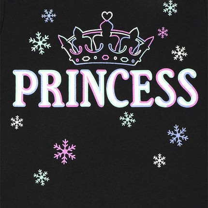 The Children's Place Girls' Assorted Everyday Long Sleeve Graphic T-Shirts, Multipack, Princess/Princess at Heart, X-Large