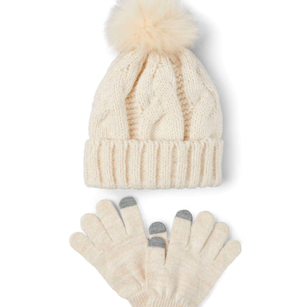 The Children's Place girls Winter Hat and Mittens 