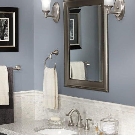 Moen YB2861BN Éclairage de salle de bain Eva, nickel brossé