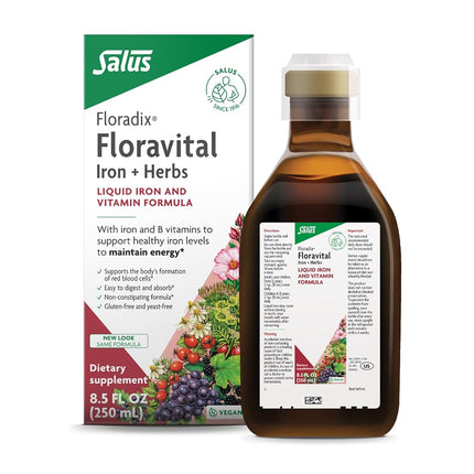FLORADIX Yeast-Free Iron & Herbs, 8.5 FZ