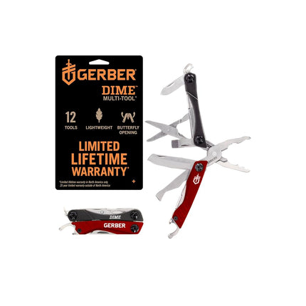 Gerber Dime Multi-Tool, Red [30-000417]