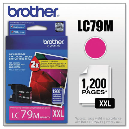 Brother Imprimante LC79M Cartouche d'encre Magenta Très Haute Capacité (XXL) - Emballage de détail