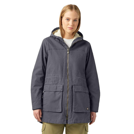Dickies Womens Duck Parka, Diesel Gray, Large