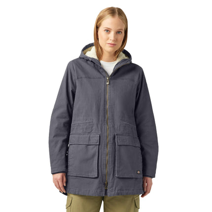 Dickies Womens Duck Parka, Diesel Gray, Large