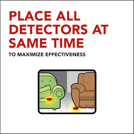 Raid Bed Bug Detector and Trap, for Indoor Use, 4 Count