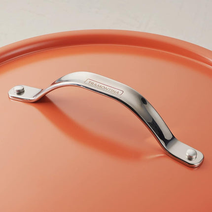 Tramontina All in One Plus Pan, 5 Qt Ceramic Non Stick (Persimmon Orange)