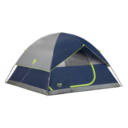 Coleman Sundome 6-Person Tent with Rainfly, Weathe