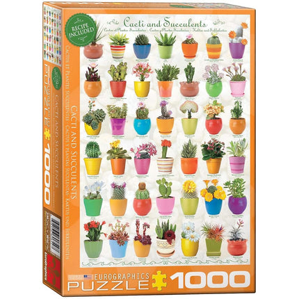 EuroGraphics Cacti & Succulents 1000-Piece Puzzle