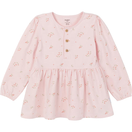 Gerber Baby Girls Toddler Girls' 3-piece (2 Tunics and Legging) Set3-Piece (2 Tunics and Legging) Set, Pink, 4T