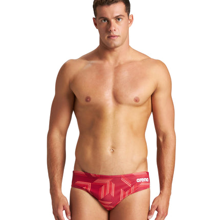 ARENA Puzzled Swim Briefs for Boys and Men- Brief 