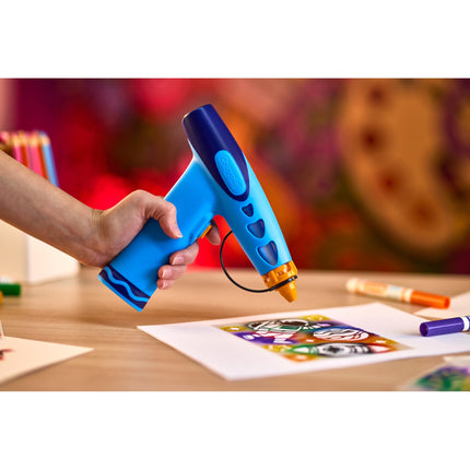 Crayola Kit Aerógrafo con Rotuladores para Niños, Set de Arte DIY con Rotuladores, No Requiere Pilas, Juguetes para Niños, Regalo para Niños y Niñas, 6+