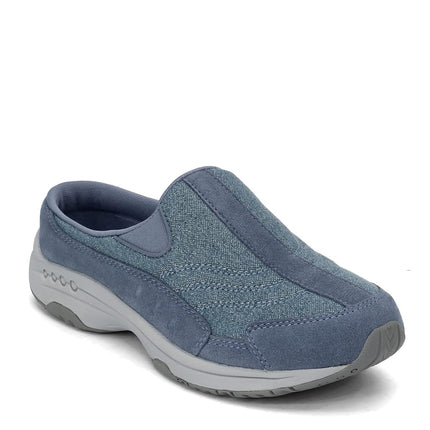 Easy Spirit Women's TRAVELTIME303 Mule, Blue, 8.5 E US