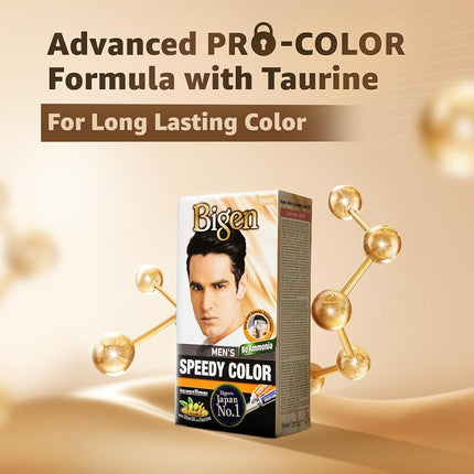Bigen Men's Speedy Color, Natural Black 101 (150g)