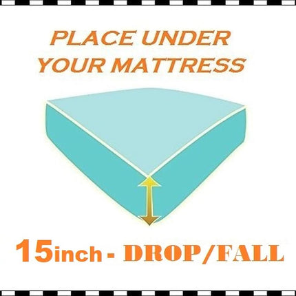 Elegant Comfort ™ Silky-Soft Luxury Lace Fringe Dust Ruffle/Bed Skirt Microfiber Platform Wrinkle and Fade Resistant with 15inch Drop