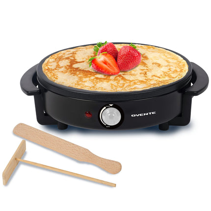OVENTE 12-Inch Electric Crepe Maker & Griddle � No