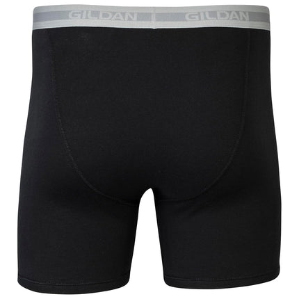 Gildan Men's Underwear Boxer Briefs, Multipack, Black/Garnet/Royal/Diamond (10-Pack, Classic Length), XL (Pack of 10)