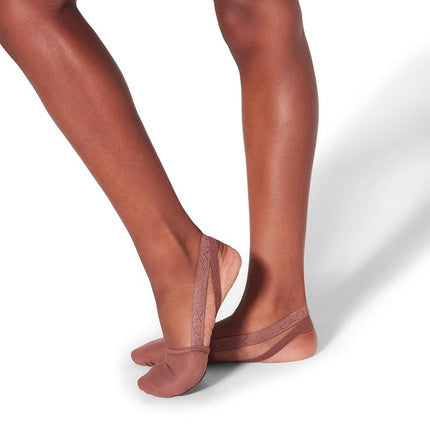 Capezio Women's Hanami Pirouette Ballet Flat, Mocha, X-Large UK