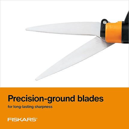 Fiskars 92146964J Garden, Shear Ease 360 Degree Swivel Grass Trimmer, Black