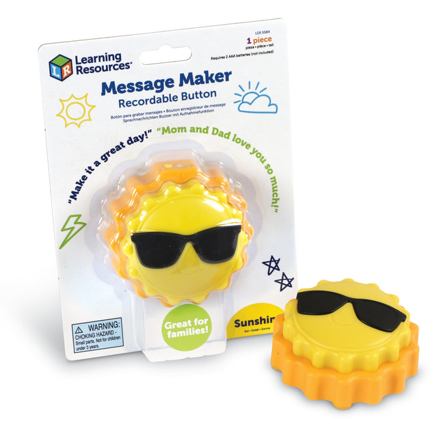 Learning Resources Message Maker Recordable Button