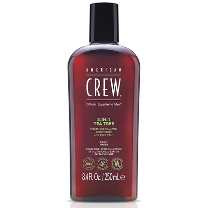 American Crew 3-In-1 Tea Tree Body Cleanser, 8.4 O