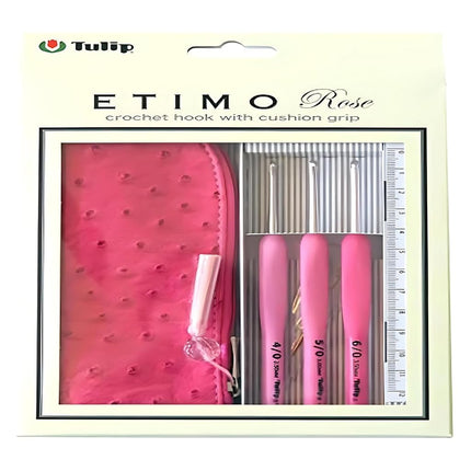 Tulip Etimo Rose Soft-Grip Crochet Hook 1 piece Pink
