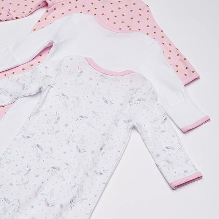 Hudson Baby Baby-Girls Cotton Gowns, Magical Unicorn, Preemie-Newborn