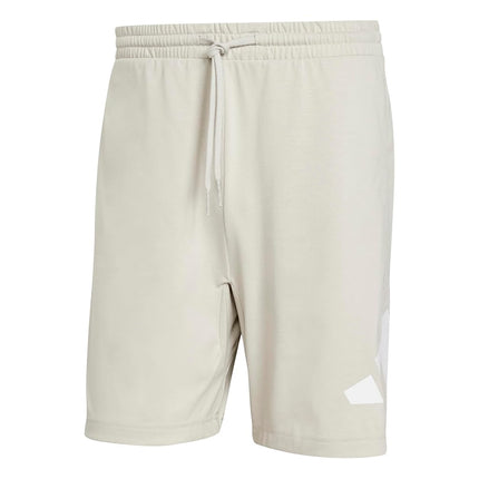 adidas Essentials Men's 7" Big Logo Shorts, Wonder Alumina/White, S Tall
