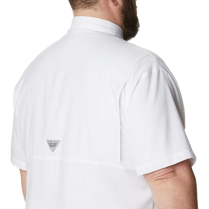 Columbia Men's Tamiami 2 Short Sleeve Shirt, Short Sleeve Shirt, White, X-Small