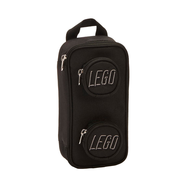LEGO Kids Brick Pouch, Black, One Size, Brick Pouc