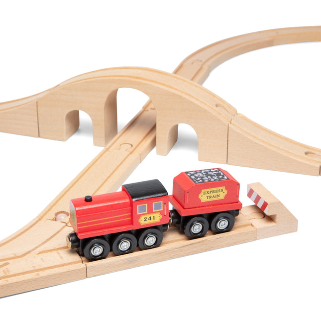 Wooden Figure 8 Train Set - Melissa & Doug