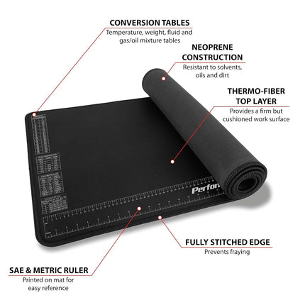 Performance Tool W88977 Neoprene Protective Work Mat