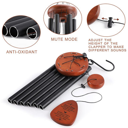 Memorial Wind Chimes, Sympathy Gift for Loss of Loved One, Outdoor Garden