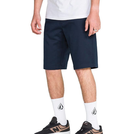 Volcom Men's Vmonty Stretch Chino Short, Dark Navy 1, 36
