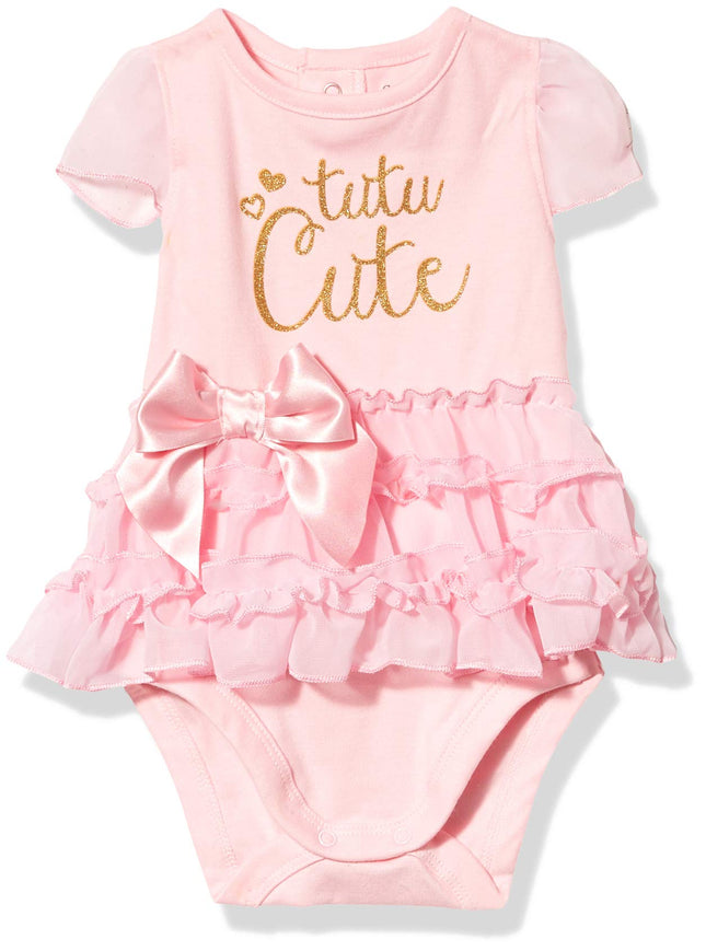 Gerber Baby Girls' Bodysuit with Tutu Skirt, Tutu 