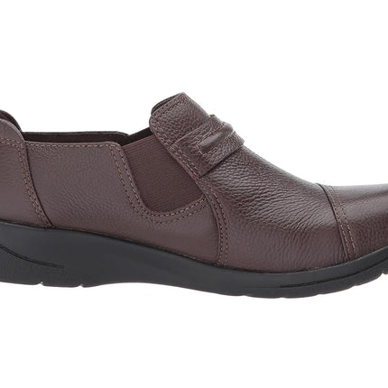 Clarks - Womens Cheyn Madi Shoe, Dark Brown Tumbled Leather, 7 UK