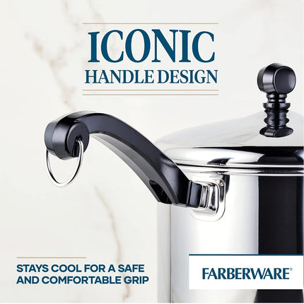 Farberware Classic Stainless Steel 3-Quart Covered Saucepan