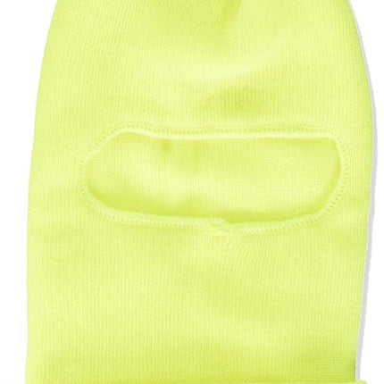Carhatt Mens Knit Insulated Face Mask, Brite Lime, One Size