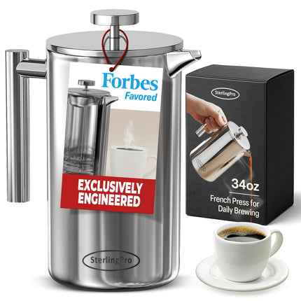 SterlingPro Stainless Steel French Press Coffee Ma