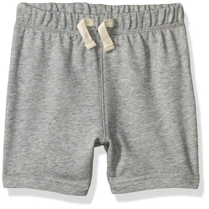 The Children's Place Big Boys' Waistband Knit Shorts, Heather/T Smoke, 5T
