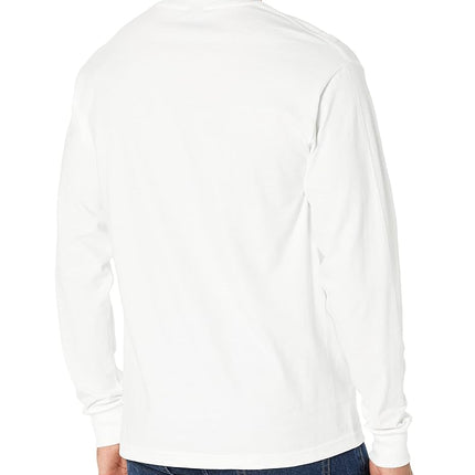 Hanes Men's long athletic shirts, White, L UK