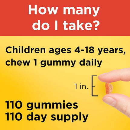 Nature Made Kids First Vitamin C Gummies, 110 Count