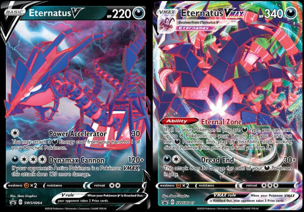 Eternatus V & Vmax - SWSH045 & SWSH064 - Pokemon C