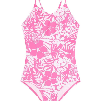 Kanu Surf Maillot de bain une pièce Hurricane Beach Sport UPF 50 pour filles, Fiona Rose fluo, 12