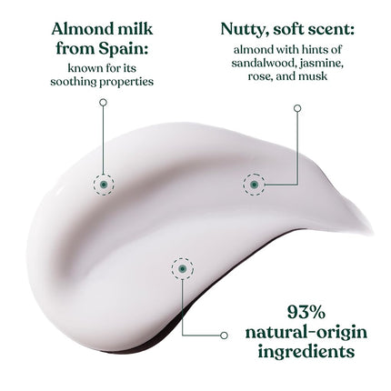The Body Shop Almond Milk Shower Cream, Cruelty Free & Vegan, 250ml
