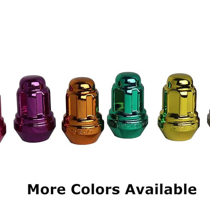 White Knight 40700SGNT Green Wheel Lock, 4 Pack, 12mm x 1.50 Thread