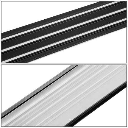 DNA Motoring RNB-827 2Pcs Aluminum Side Step Bar Running Boards Replacement 5.5 Inches Wide