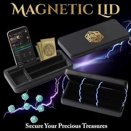 Soar Forge Sanctum Dice Box - Premium Case & Tray for DND