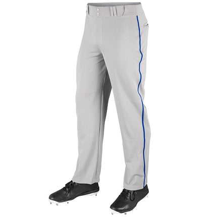 Pantalon de baseball CHAMPRO MVP OB avec bas ouvert, passepoil contrastant tressé et double genou renforcé